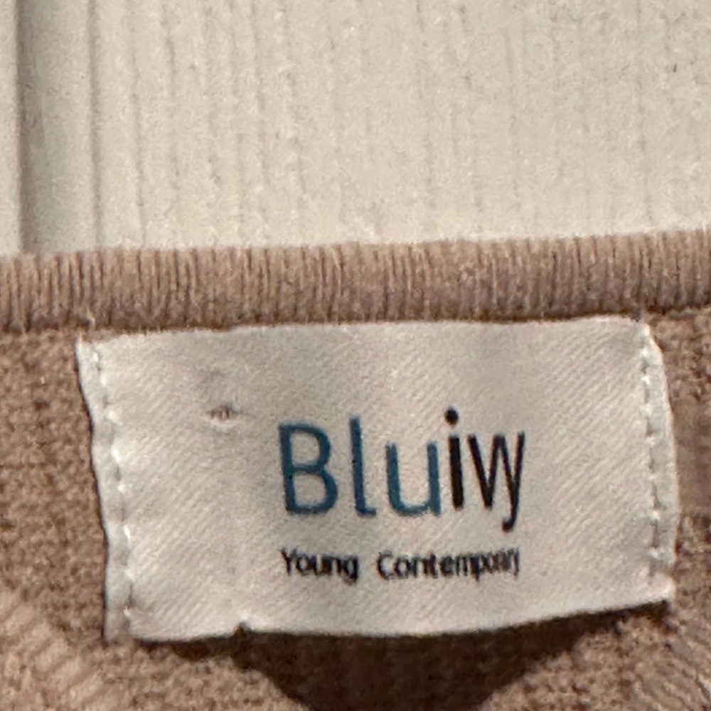 Bluivy Tan Ribbed Tank Top - Picture 3 of 3